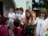 Team playing with the girls of Udayan